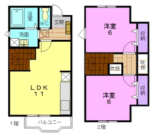 メゾンド・ブリークIの間取り