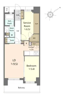 クリオ入谷【10階】の間取り