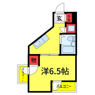 ブランシュ飛鳥【4階】の間取り