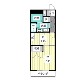 クリスタルコート【3階】の間取り