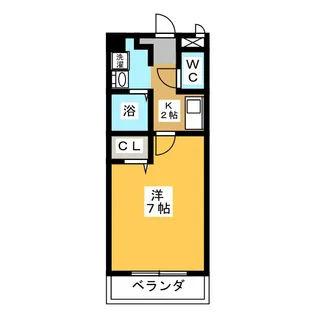 ベルドミール桑名【3階】の間取り