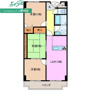 GardenMansionサンブリッジ【1階】の間取り