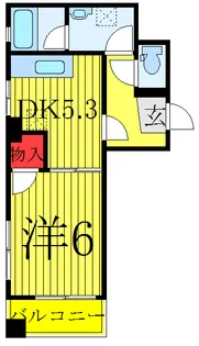 プリモハイツ【2階】の間取り