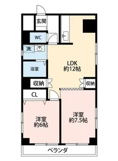 ルミネ五反田第2【4階】の間取り