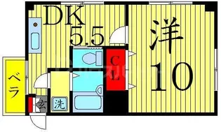 ドーブアヤセ【3階】の間取り