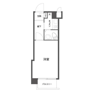 フラッツ100【7階】の間取り