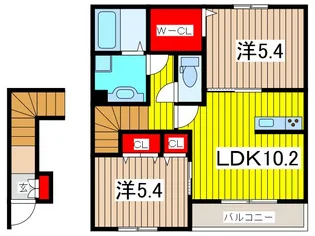 樹翠庵【2階】の間取り