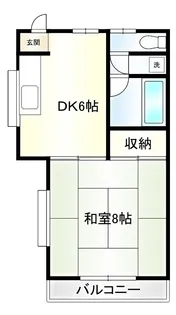 グリーンハイツ【2階】の間取り