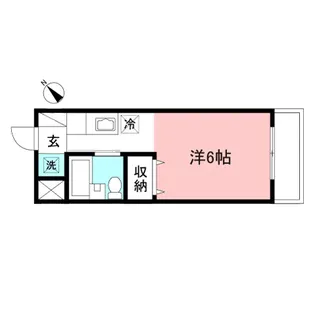 エステートピアコミヤ【1階】の間取り