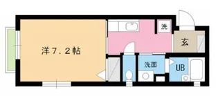 アヴェニール東海III【1階】の間取り