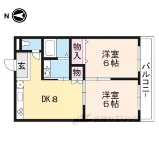 フォルサ1号館【3階】の間取り