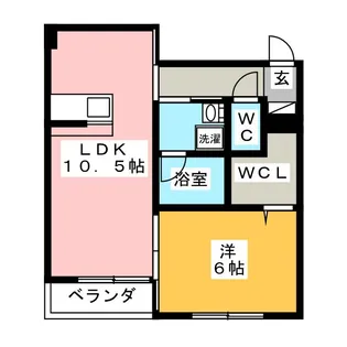 富士見テラス鎌倉【2階】の間取り