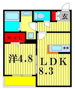 アネックス南柏【2階】の間取り