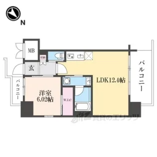 プレジオ森河内ASIAN【4階】の間取り