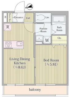 AIFLAT MEJIRO【1階】の間取り