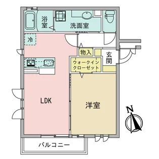レガート溝の口【1階】の間取り