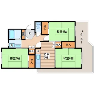 大宮ハイツ【2階】の間取り