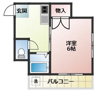 セブンシーズ調布【2階】の間取り