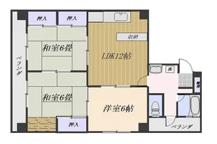 スクエア武ビル【4階】の間取り