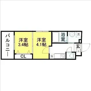 赤坂ランドマークタワー【13階】の間取り