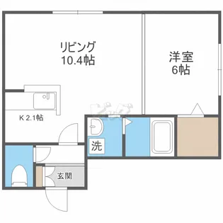 LA.FORTE MARUYAMA【5階】の間取り