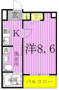 グランドエグザ親水公園1【5階】の間取り