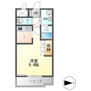 グリーングラス【2階】の間取り