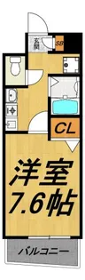 クレストステージ内山【4階】の間取り