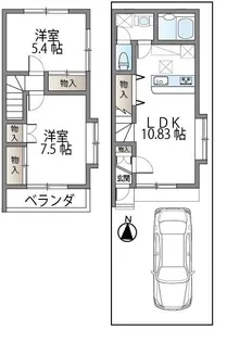 メゾンサンヴァリエの間取り