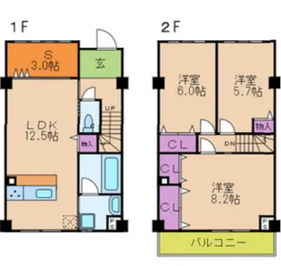 EASTRITZ巽の間取り