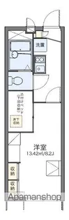 レオパレスブルースカイ【1階】の間取り