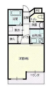 ハイツマロニエ山形【2階】の間取り