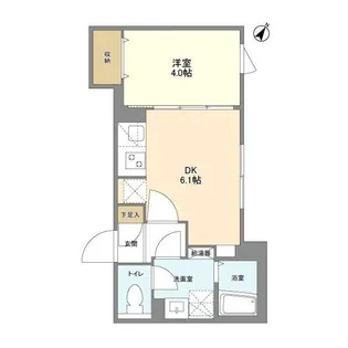 I ウェルスクエア目黒【3階】の間取り