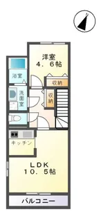 ヴェルジェ【2階】の間取り