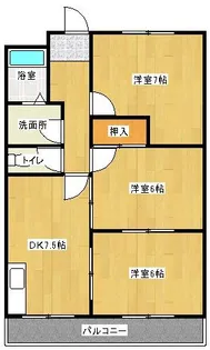 メゾンラフィーネ【2階】の間取り