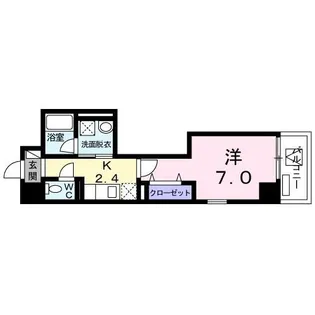 コライユ常盤【1階】の間取り