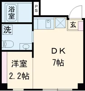 BEL FIORE SENJU【2階】の間取り