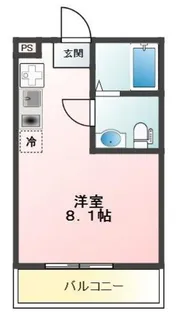 Glanz氷川町【3階】の間取り