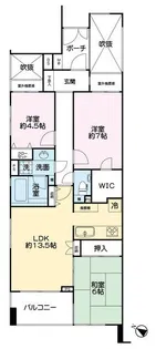 ガーデンホーム東雪谷【3階】の間取り