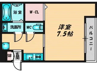 CASA南巽WEST【3階】の間取り