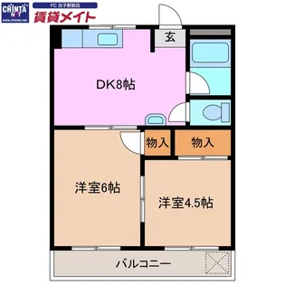 小野ビル【3階】の間取り