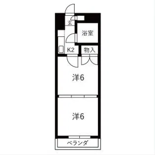 プリンセス大曽根【2階】の間取り