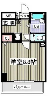 グランヴィラ・サン【9階】の間取り