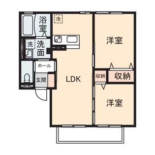グランドハイム エクレールI【2階】の間取り