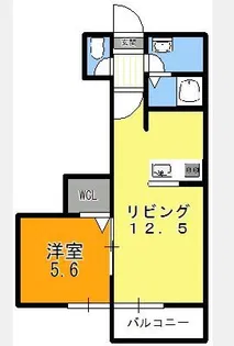 KLEIS前橋本町【3階】の間取り