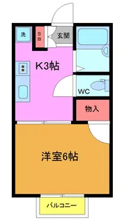 コーポタカハシ【2階】の間取り