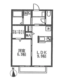 ジャスティスII【2階】の間取り