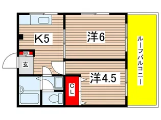 川口ビル【3階】の間取り