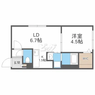 COCO GRAND(ココグラン)【2階】の間取り
