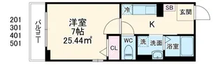 Eastview Palace【5階】の間取り